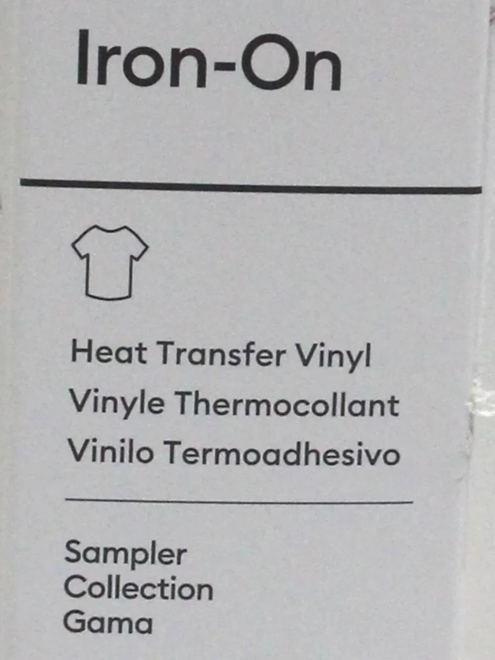 Cricut Iron On Heat Transfer Vinyl Rainbow Sampler Collection - 6 Sheets - NEW